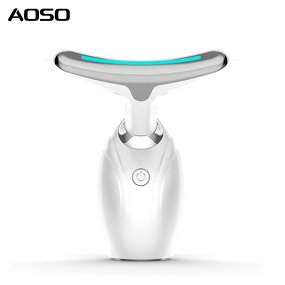 Neck Lifting Massager Manufacturer - EMS Warmth with Red Blue Green LED