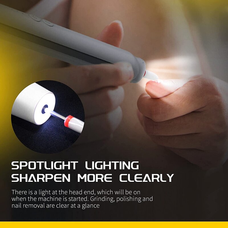 Nail Grinder Manufacturer - Electric 500mAh with 6pcs Replaceable Bits