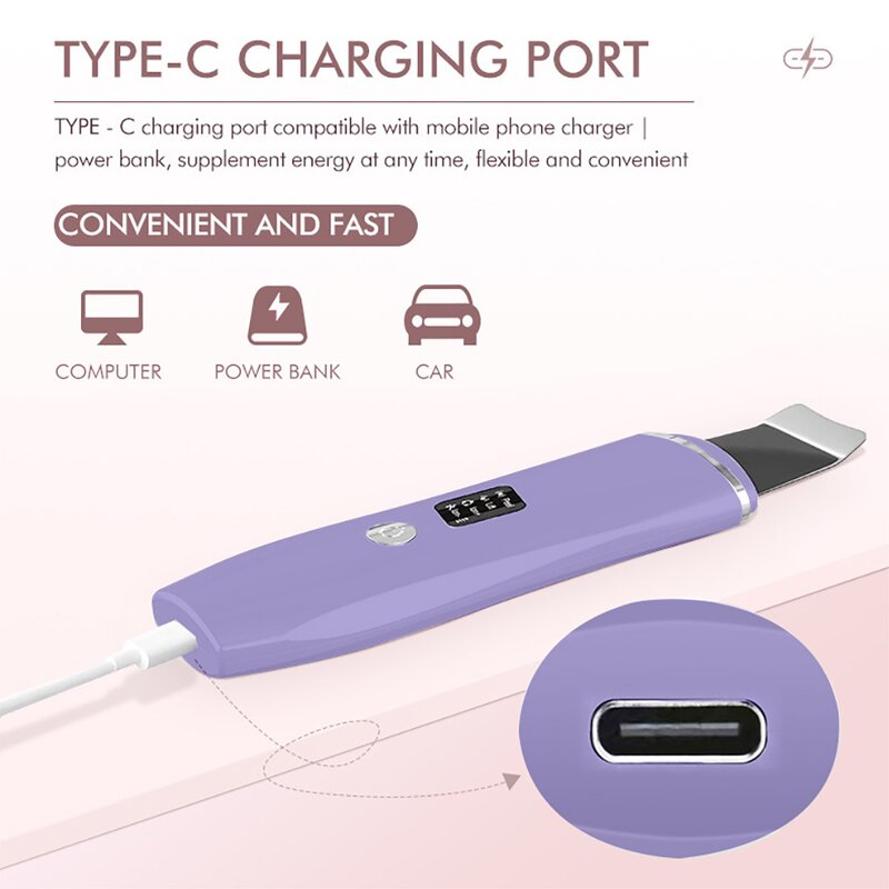 Skin Spatula Manufacturer - 2023 Sonic Ultrasonic Blackhead Peeling
