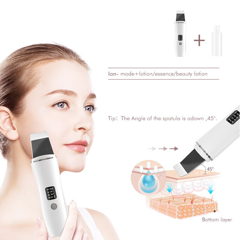 Skin Scrubber Manufacturer - Professional Ultrasonic with 400mAh Battery