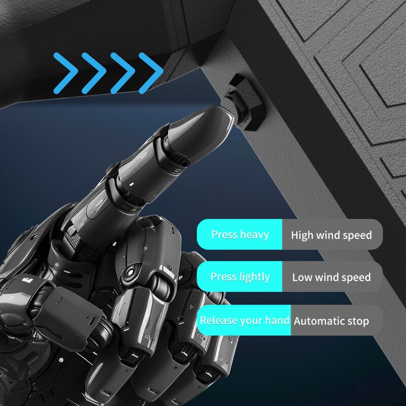 Mini Air Cannon Manufacturer - 90000rpm Portable Hand Held Jet Fan