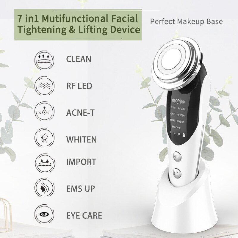 Face Massage Machine Manufacturer - 7 in 1 EMS Vibration V Face Lift
