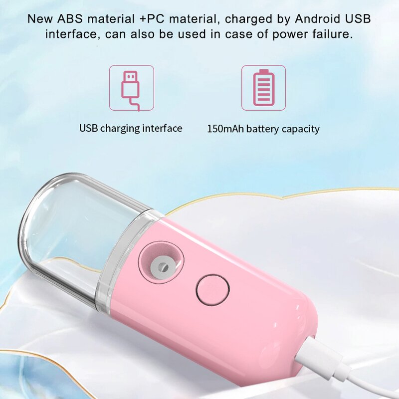 Facial Mist Sprayer Manufacturer - Rechargeable Nano Atomizer Steamer