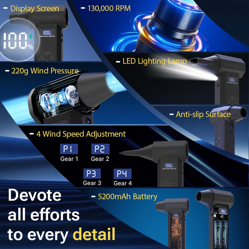 Turbo Fan Manufacturer - Mini Powerful for Dust Snow Removal