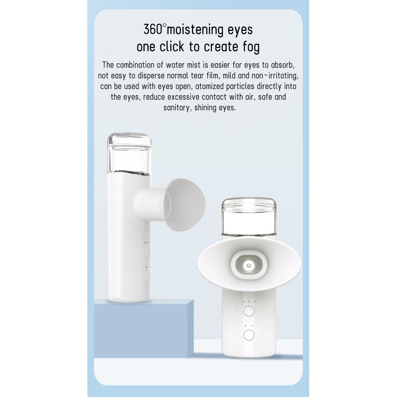 Eye Mist Sprayer Manufacturer - Hot Compress Portable 3 Modes Moisturize