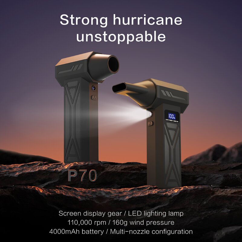 Turbo Fan Manufacturer - P70 Mini 4000mAh Rechargeable High Speed