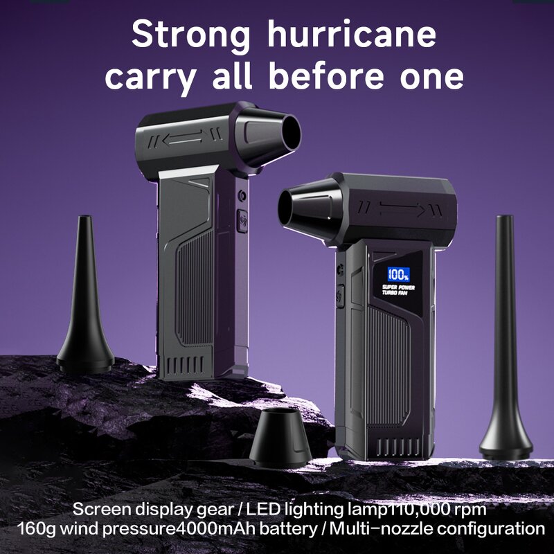 Turbo Fan Manufacturer - M4 4000mAh High Pressure Air Duster for PC