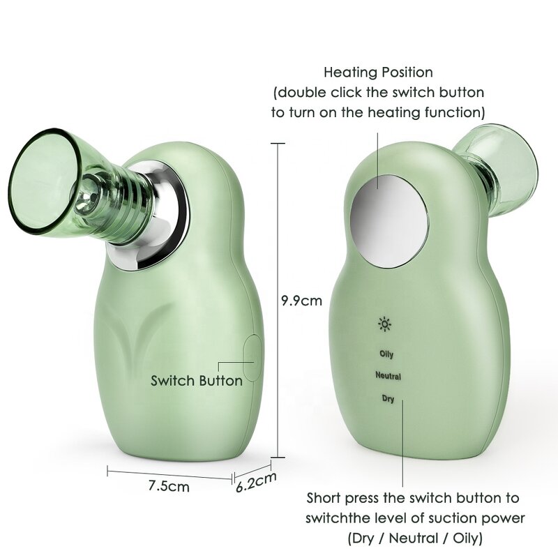 Blackhead Remover Machine Manufacturer - Home Use Small Suction 60-70KPA