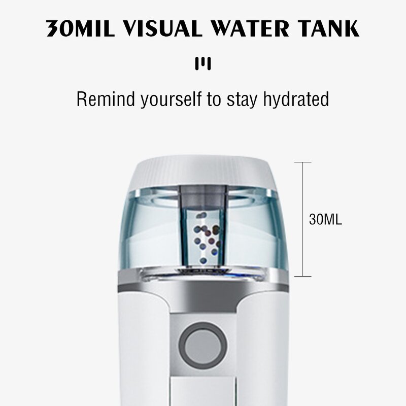 Face Mist Sprayer Manufacturer - Handheld Rechargeable 30ml Continuous