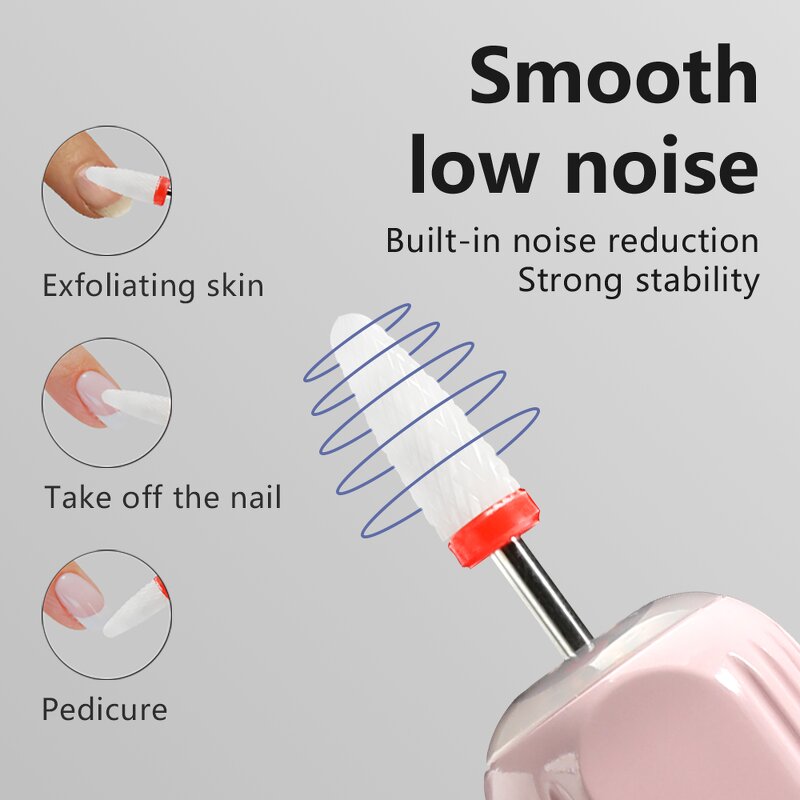 Nail Drill Machine Manufacturer - 18000RPM Portable Wireless Manicure