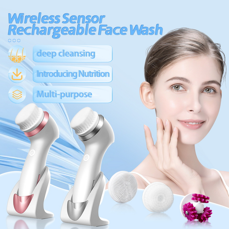 Facial Cleansing Brush Manufacturer - Rechargeable Waterproof Induction