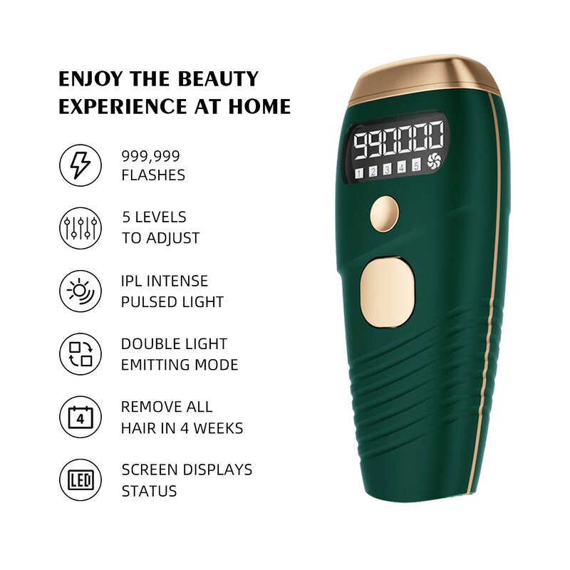 IPL Hair Remover Manufacturer - Heating with Different Energy Adjustment