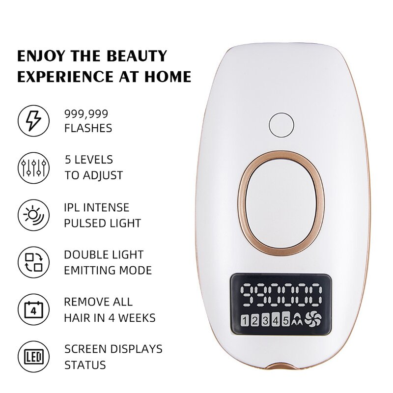 IPL Hair Remover Manufacturer - Heating with Different Energy Adjustment