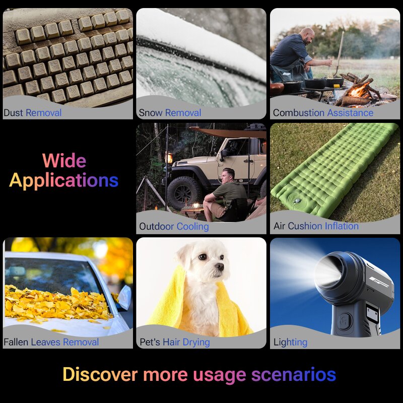 Jet Fan Manufacturer - Electric Turbo Violent with 10000mah Battery