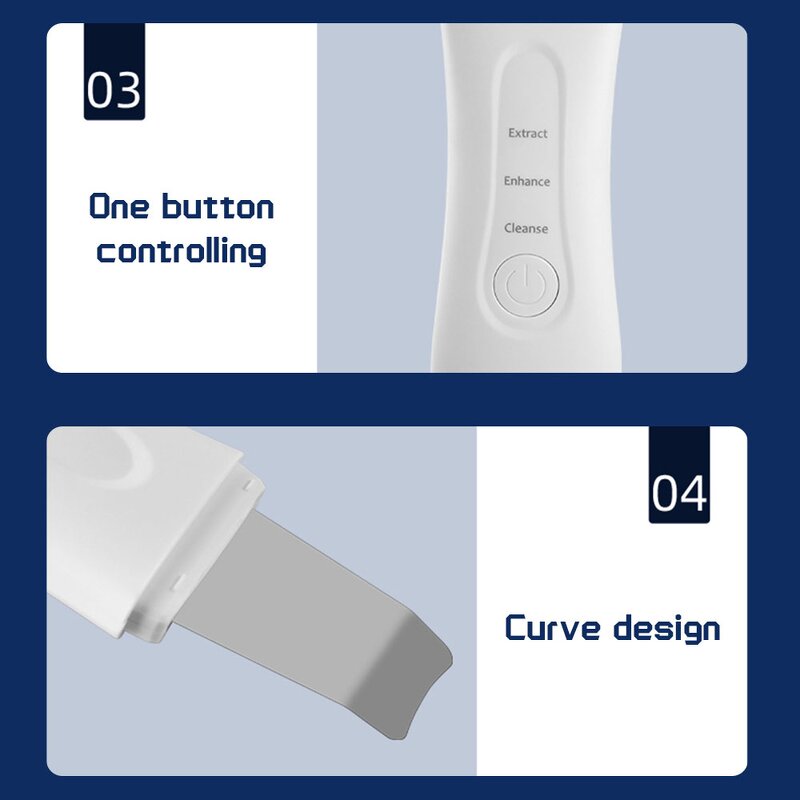 Skin Scrubber Manufacturer - Ultrasonic 24000times/s High Frequency