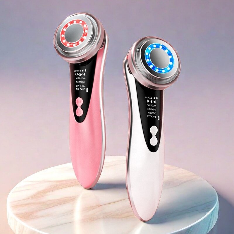 Face Massager Manufacturer - Beauty Machine with Heating Red Blue Light