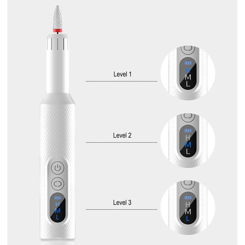 Nail Drill Instrument Manufacturer - Popular Pedicure Manicure Polishing Pen