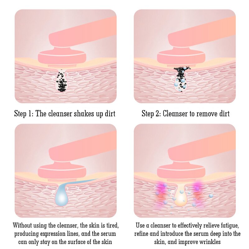 Facial Cleaning Brush Manufacturer - Free Logo Design Portable Soft Silicone