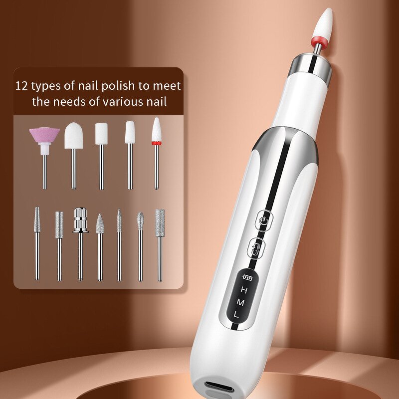 Nail Grinder Manufacturer - 12 in 1 Rechargeable Dual Direction Rotation