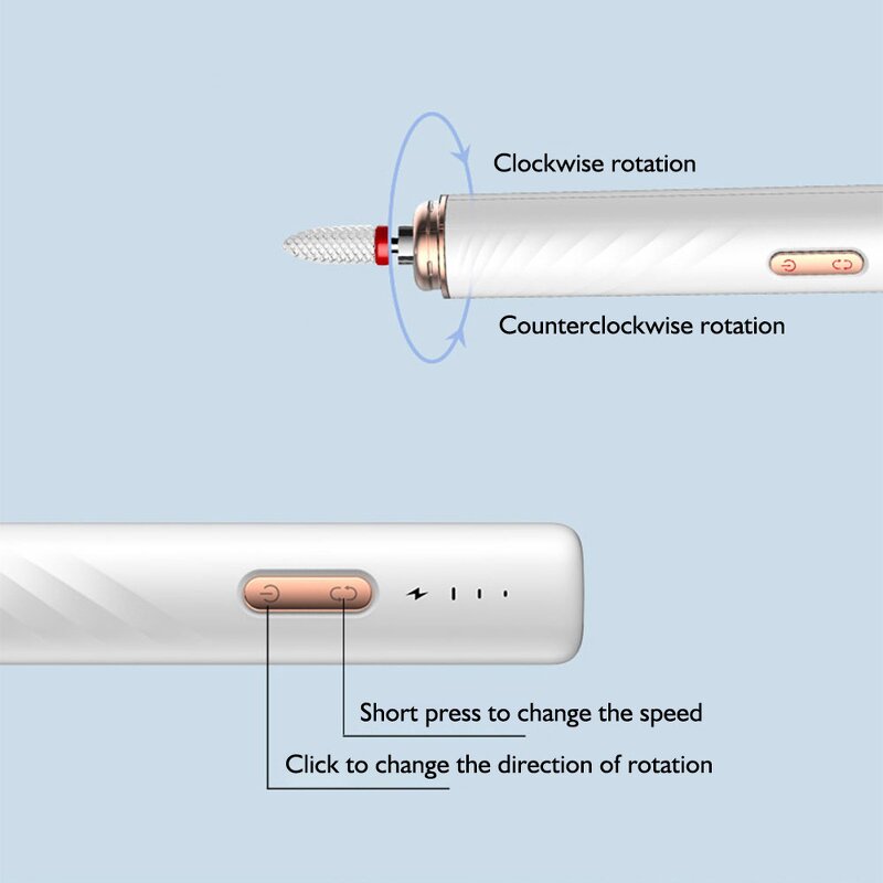 Nail Grinder Manufacturer - High Speed Home Use Professional with Case