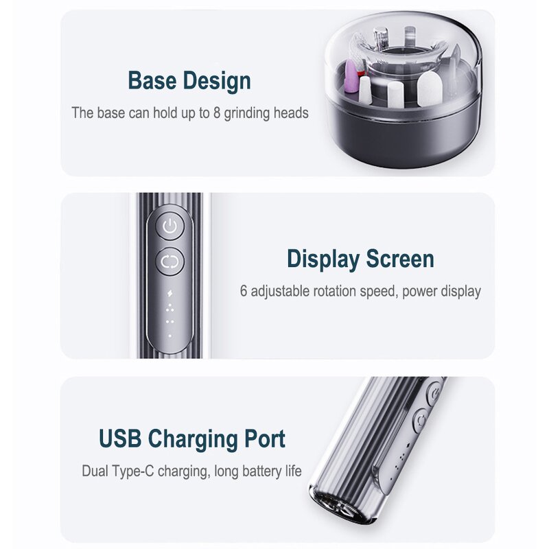 Nail Drill Device Manufacturer - New Professional LED Spotlight Rechargeable