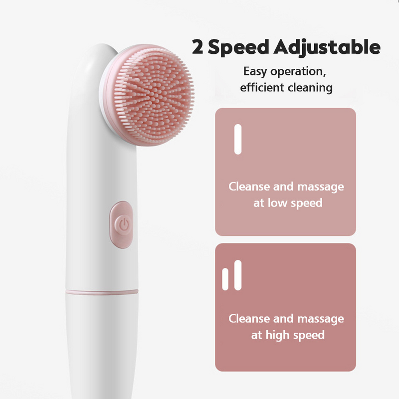 Facial Cleansing Brush Manufacturer - 2 in 1 Vibration IPX6 Waterproof