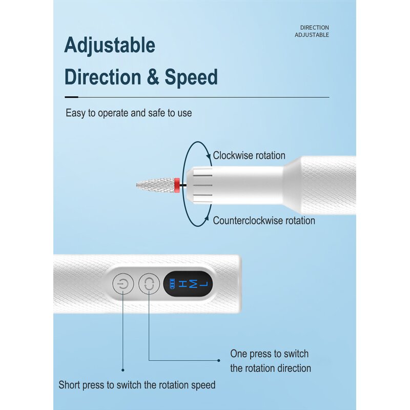 Nail Drill Instrument Manufacturer - Popular Cordless Portable Hand