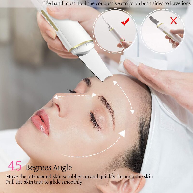 Facial Cleaner Manufacturer - Private Label Portable Ultrasonic Skin Scrubber