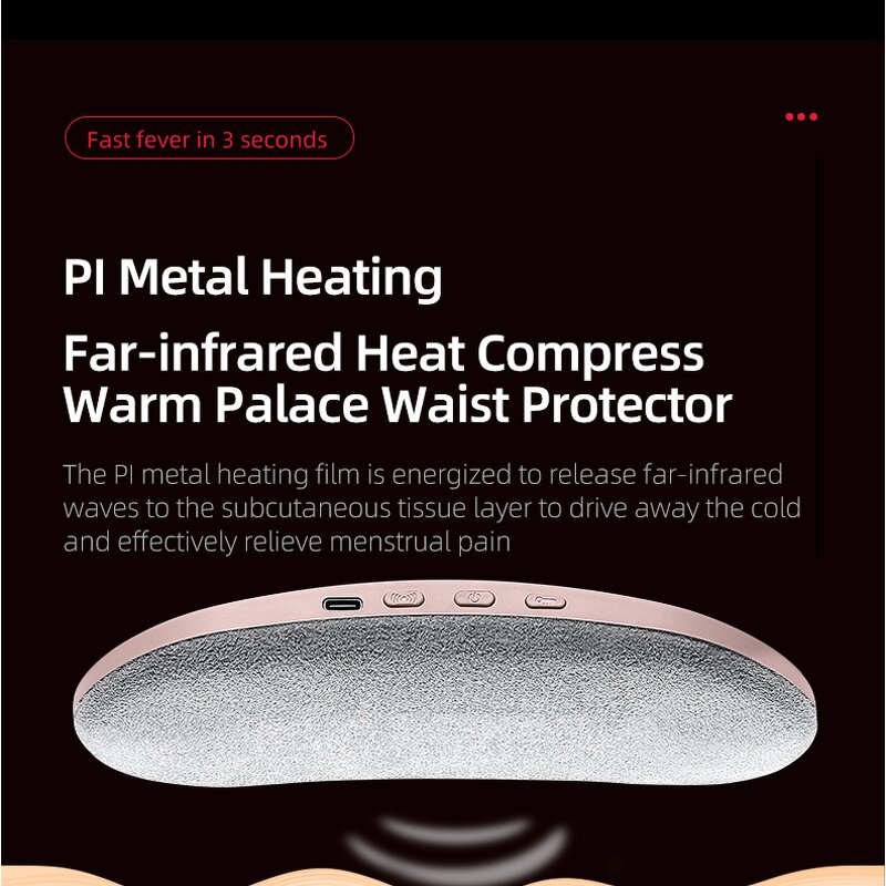 Menstrual Heating Pads Manufacturer - Easy Carry with Vibration Massage