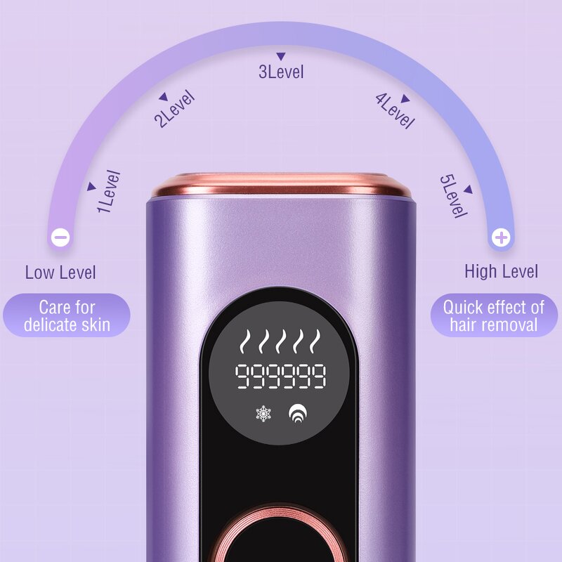 IPL Epilator Manufacturer - 2024 Violet Purple with Ice Cooling Technology