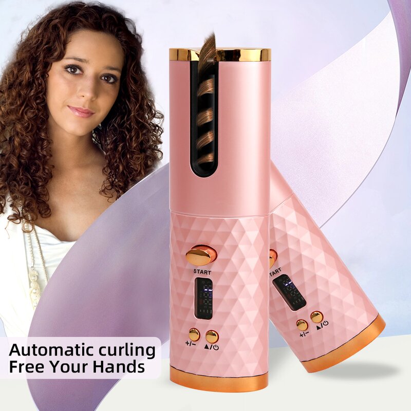 Hair Curler Manufacturer - Electric Mini Rechargeable Automatic Rotating Wireless