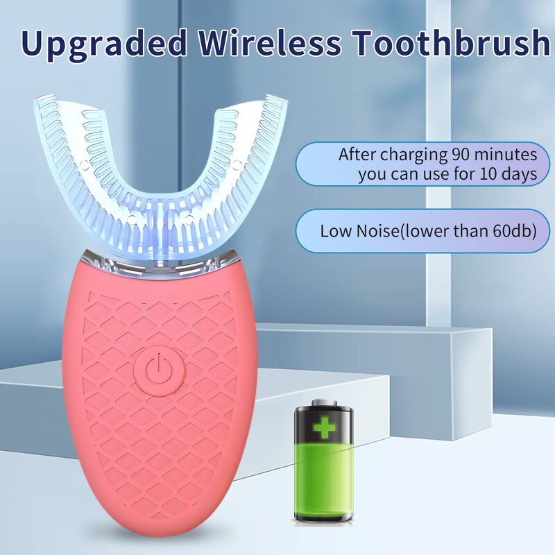 Electric Toothbrush Manufacturer - Custom U Shaped Rechargeable Ultrasonic Whitening