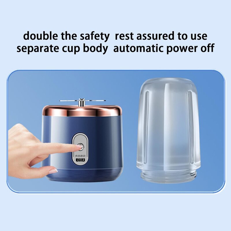 Portable Blender Manufacturer - 400ml USB Rechargeable Multi-functional for Travel