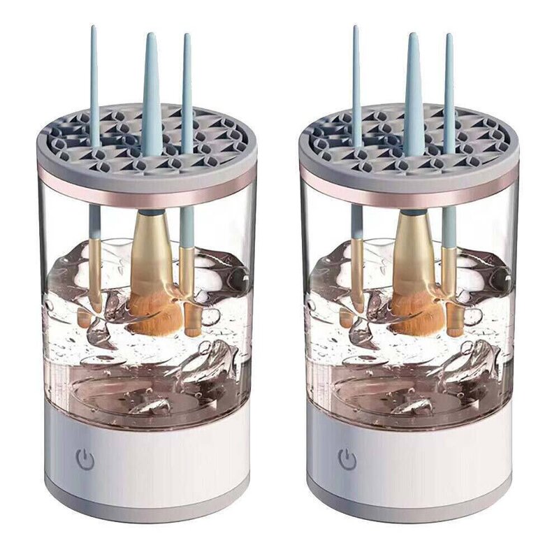 Makeup Brush Cleaner Manufacturer - Automatic 3 in 1 Portable with Holder and Dryer