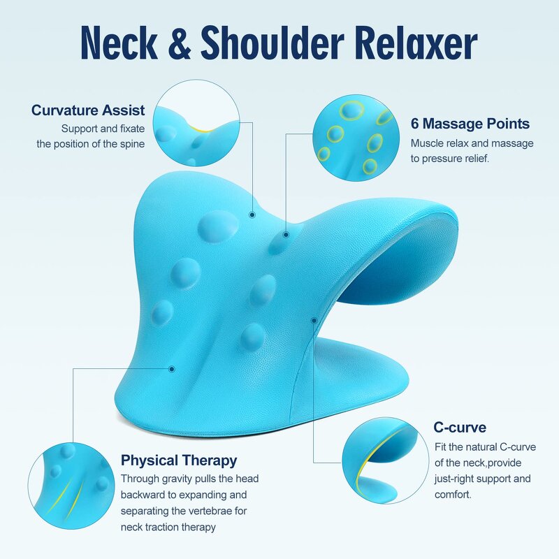 Cervical Traction Device Manufacturer - Chiropractic Pillow with C-Shaped Arch Design