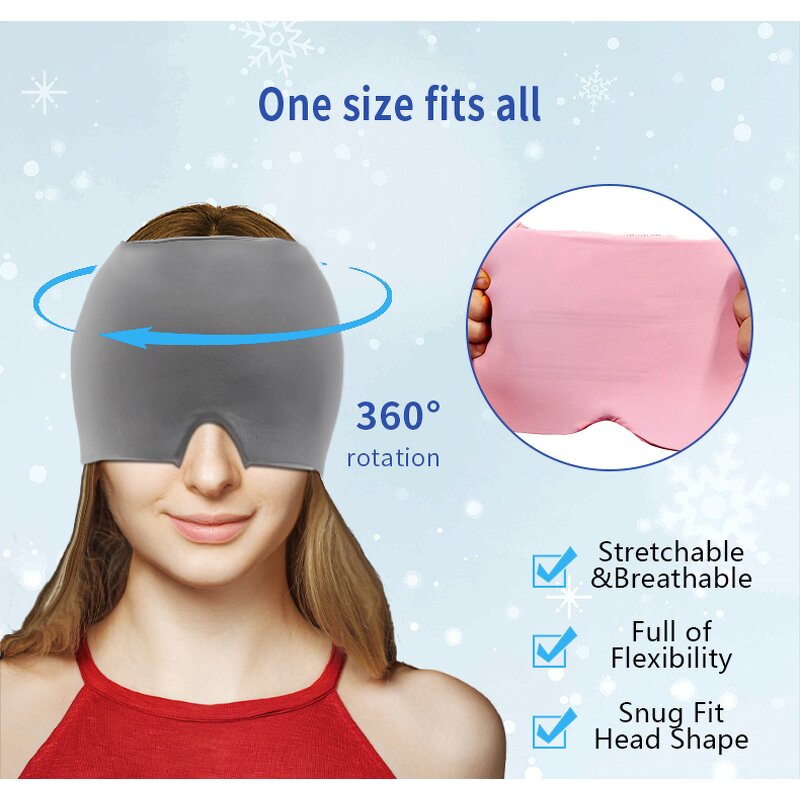 Migraine Relief Cap Manufacturer - Hot Cold Therapy Comfortable for Instant Headache