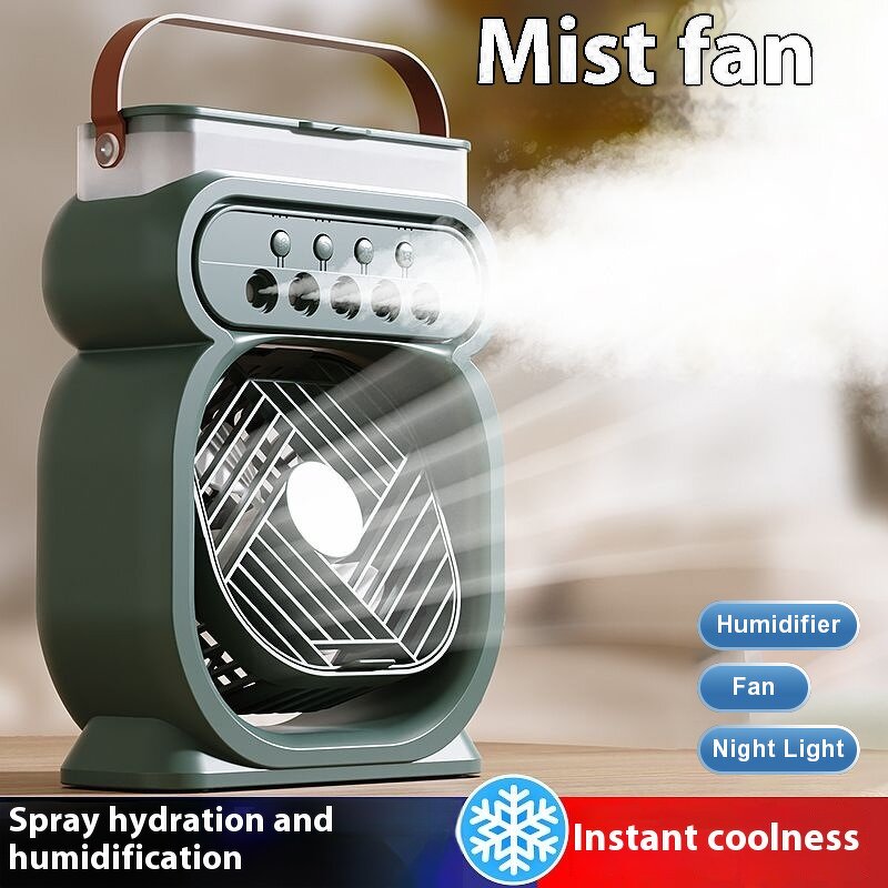 Air Cooler Fan Manufacturer - Misting 450ml Water Tank 3 Speeds with 7 Night Light