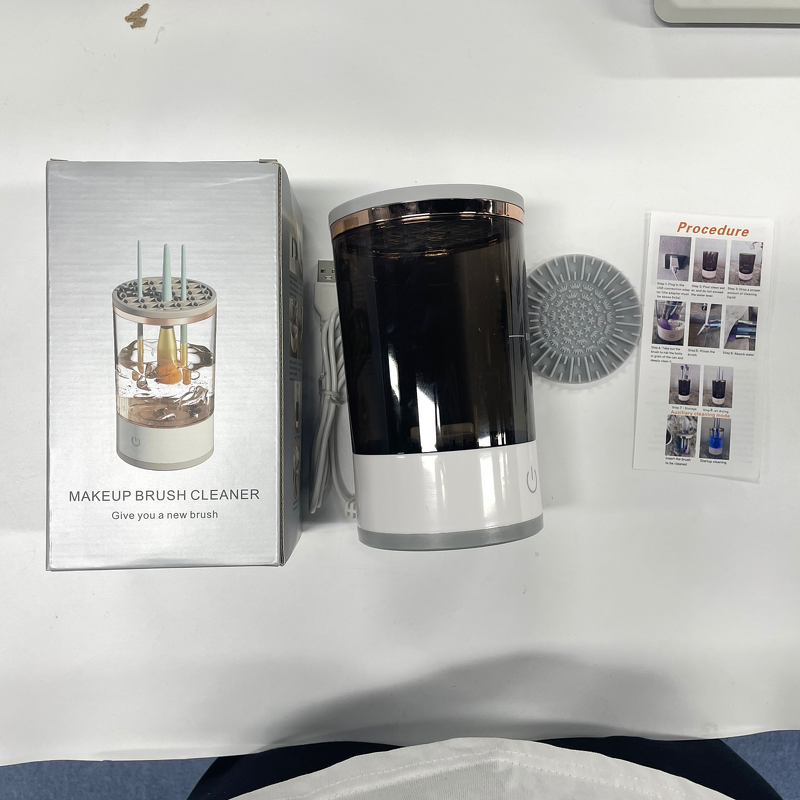 Makeup Brush Cleaner Manufacturer - Electric Automatic Portable Spinner Machine for Travel