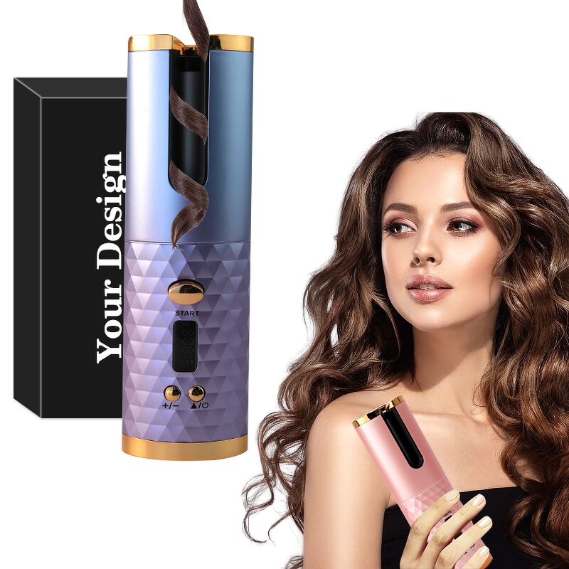 Hair Curler Manufacturer - Electric Mini Rechargeable Automatic Rotating Wireless