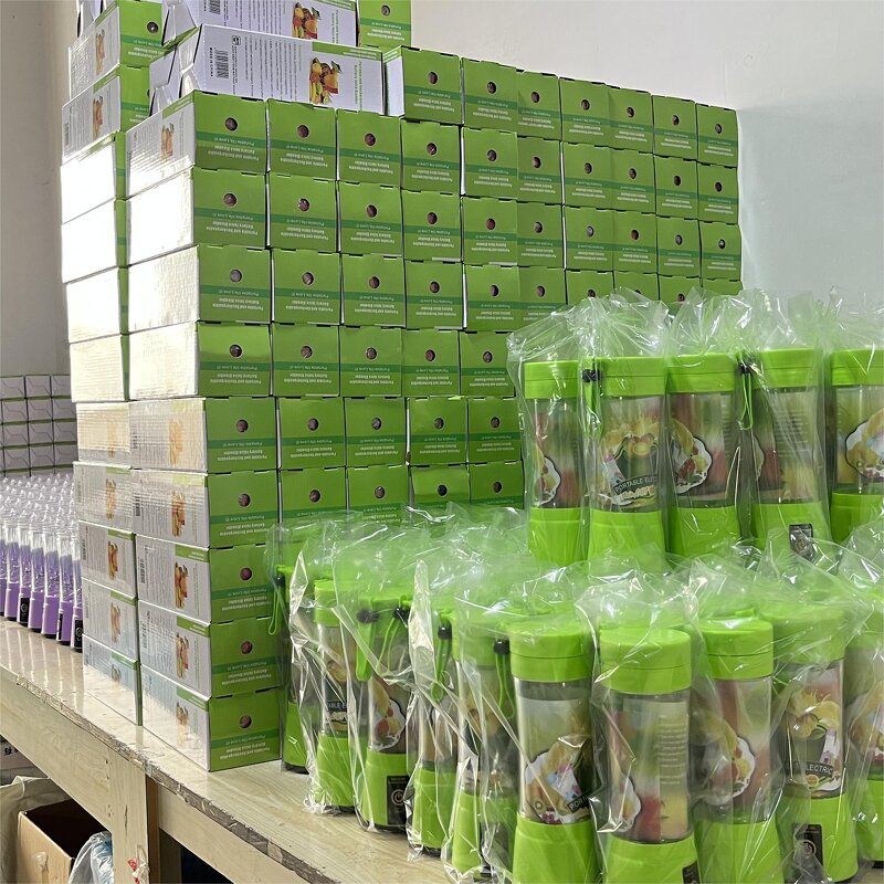 Portable Blender Manufacturer - Mini Mixer Electric Juicer with 6 Blades for Travel