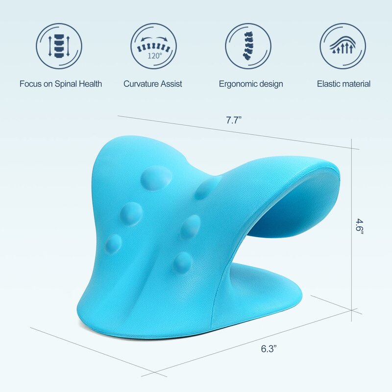 Cervical Traction Device Manufacturer - Chiropractic Pillow with C-Shaped Arch Design