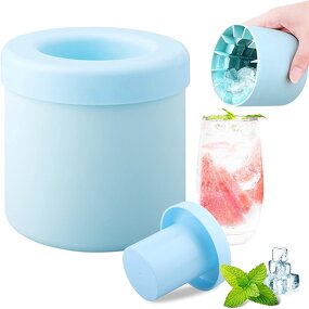 Ice Cube Mold Manufacturer - Round Silicone Bucket Cylinder for Freezer DIY
