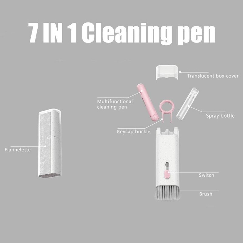 Keyboard Cleaning Kit Manufacturer - 7-in-1 Multi-Function Pen for Laptop Airpod