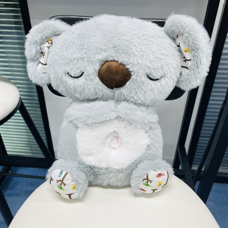 Breathing Plush Toy Manufacturer - Stuffed Koala Kid-Friendly Material Sound Machine