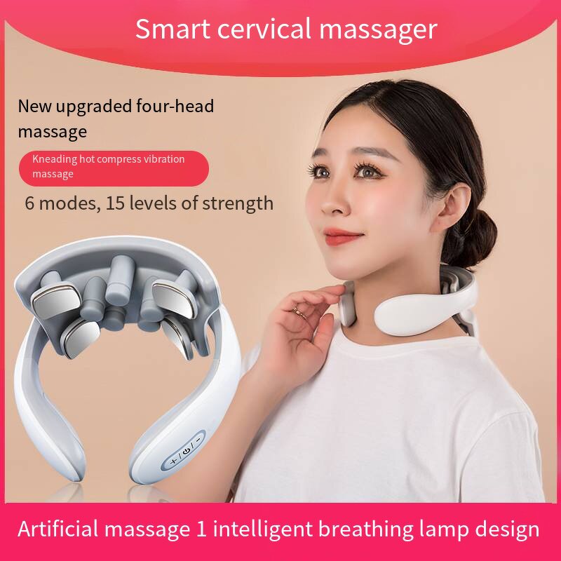 Neck Massager Manufacturer - Wireless Electric 3D Kneading Shiatsu with Heat for Pain Relief