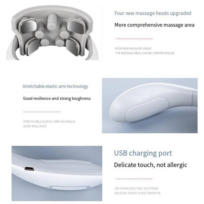 Neck Massager Manufacturer - Wireless Electric 3D Kneading Shiatsu with Heat for Pain Relief