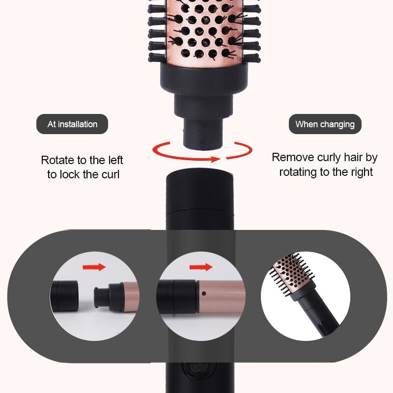 Hair Styler Manufacturer - 5 in 1 Hot Air Blow Dryer Straightener Curler Tool