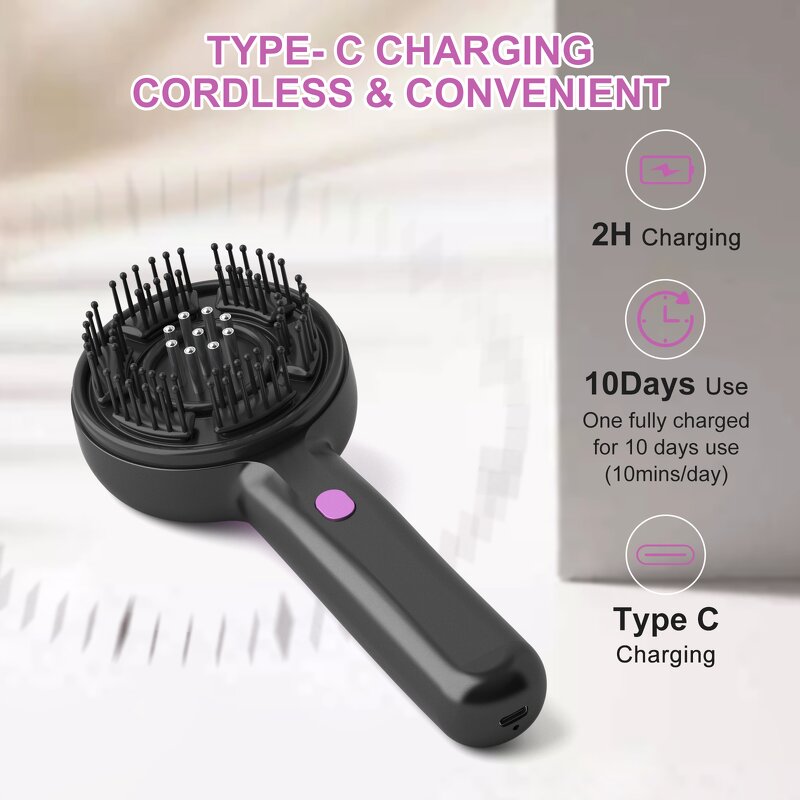 Scalp Massager Comb Manufacturer - Red Light Electric Liquid Guiding Anti Hair Loss