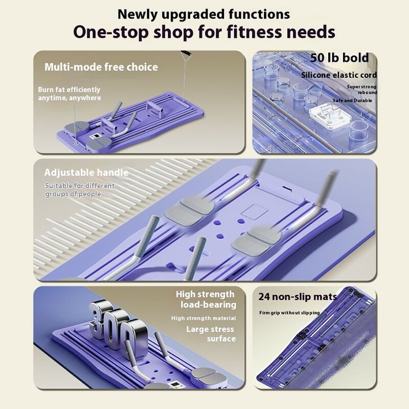 Pilates Board Manufacturer - Multifunctional Gym Strength Training with Resistance Bands