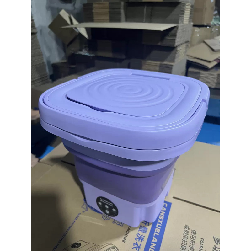 Mini Washing Machine Manufacturer - Half Automatic Foldable with Spin Dry for Socks Baby Clothes